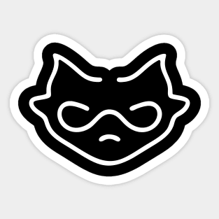 Anime Cat Face Sticker